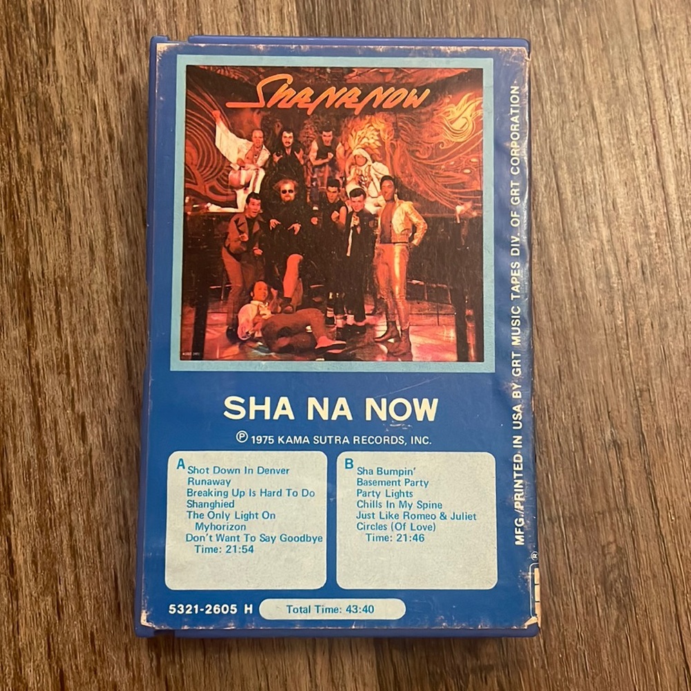 🎶 Sha Na Na Sha Na Now Cassette Tape 1975 Kama Sutra Records Vintage Doo Wop